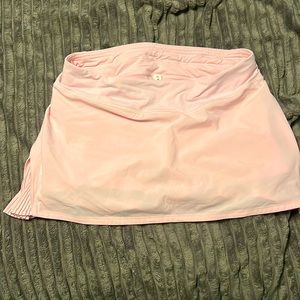 RARE COLOR Light Pink LuLuLemon Play Off The Pleats Skirt